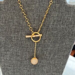 Elegant “Logan” Gold Necklace with Pendant